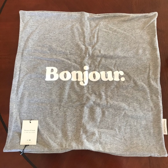 Jillian Harris/ Province of Canada Bonjour Cushion Cover - Picture 5 of 12